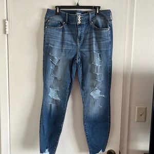 $10 Moving Sale!! Torrid distressed denim jeans